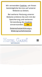Mobile Screenshot of garni-metzingen.de